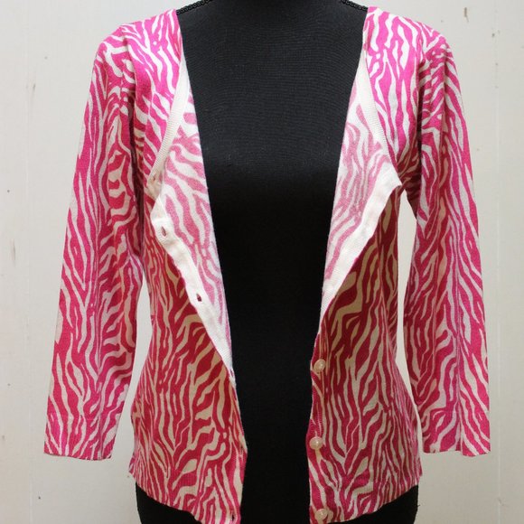 Pink Zebra Sweater - Picture 2 of 2